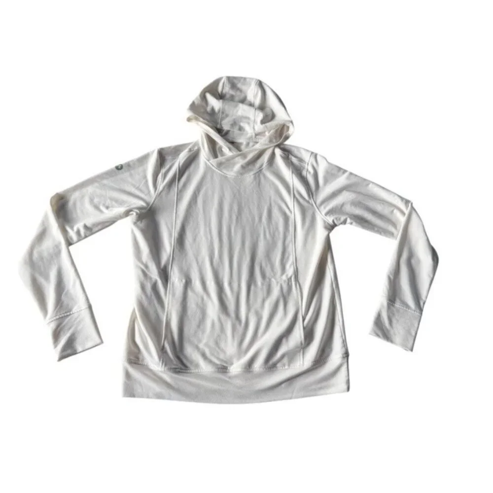 Marmot Women's Sz L Tallac Cream Hoodie Hooded Pullover Shirt - Picture 9 of 9